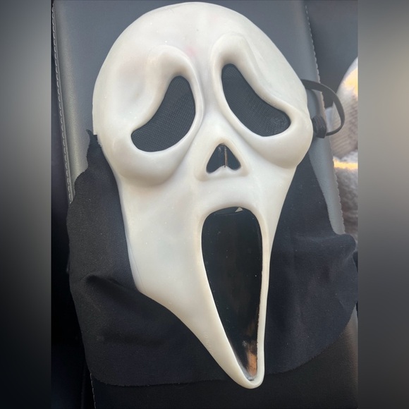 Vintage Ghostface Scream Mask Marked Easter Unlimited No Hood Halloween 1990S - Picture 1 of 10